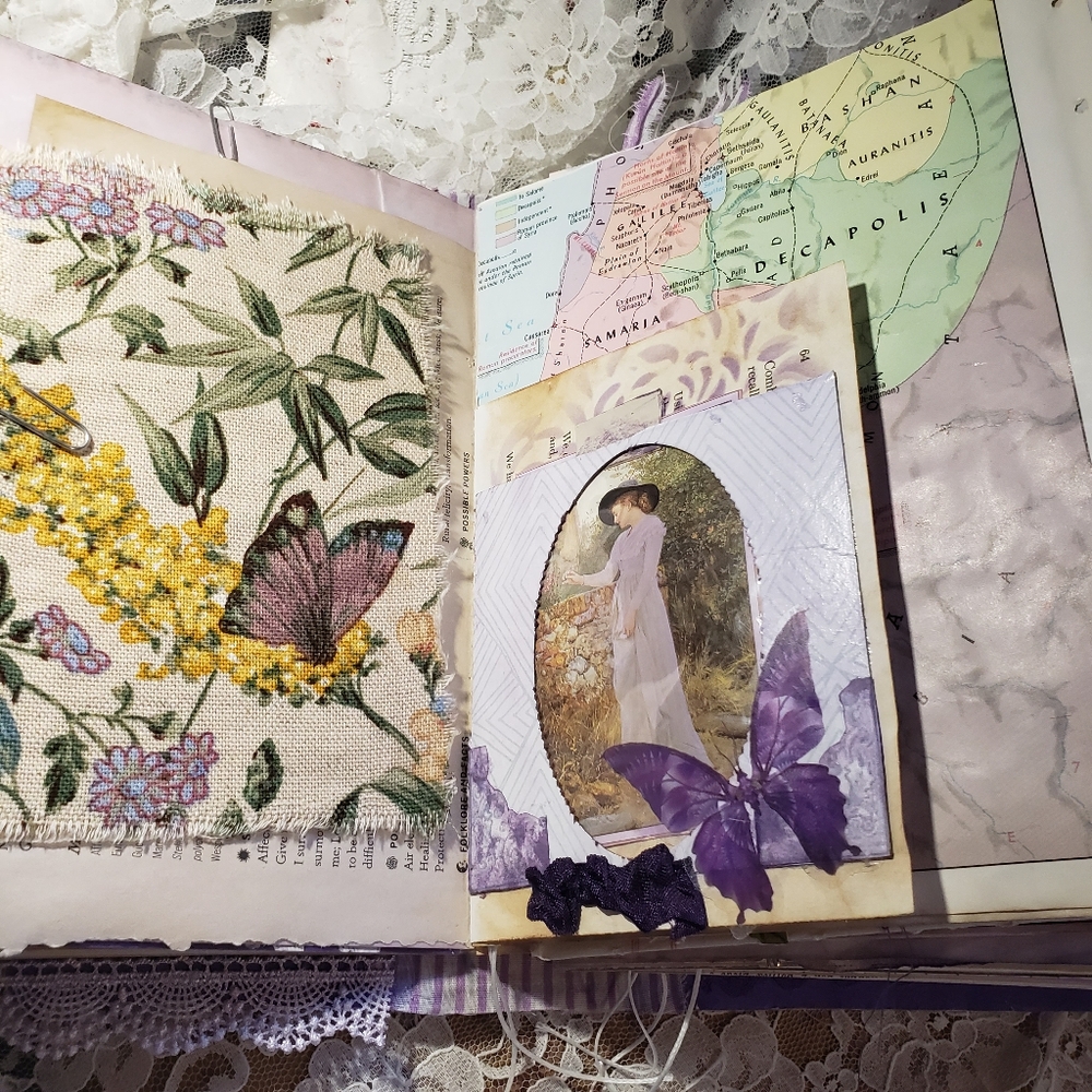 Junk journal. purple theme - Picture 6 of 12